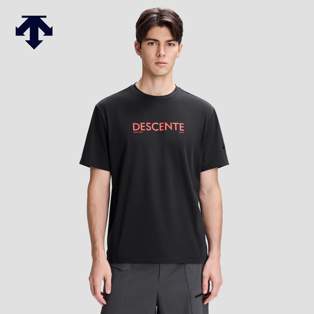 【城市限定】DESCENTE迪桑特ESSENTIAL短袖针织T恤秋季新品