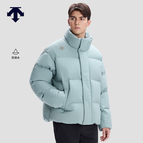 DESCENTE迪桑特SKI STYLE系列运动休闲男士防泼水短款保暖羽绒服