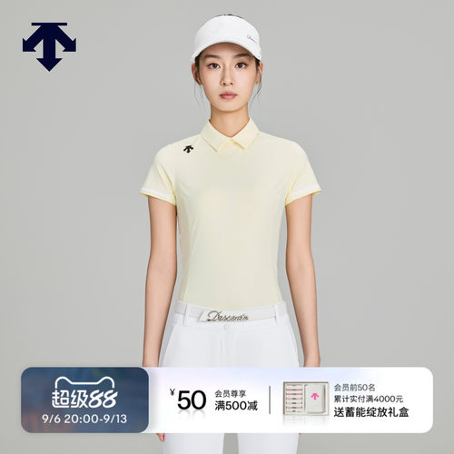 DESCENTEGOLF 迪桑特高尔夫 女士PRO系列短袖POLO衫早秋