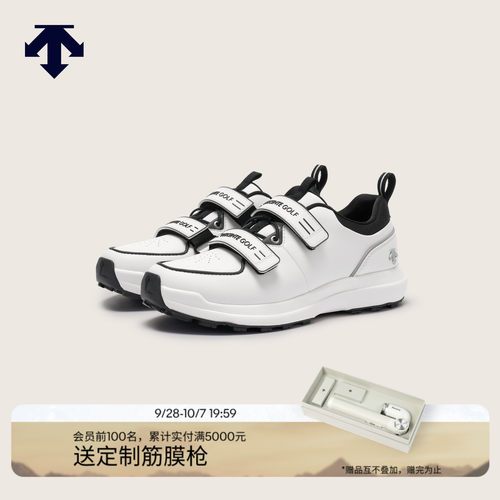 DESCENTE迪桑特儿童 GOLF 男女童专业高尔夫球鞋魔术贴米其林大底