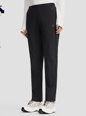 DESCENTE迪桑特F360女士防风防泼水梭织运动长裤秋冬新品