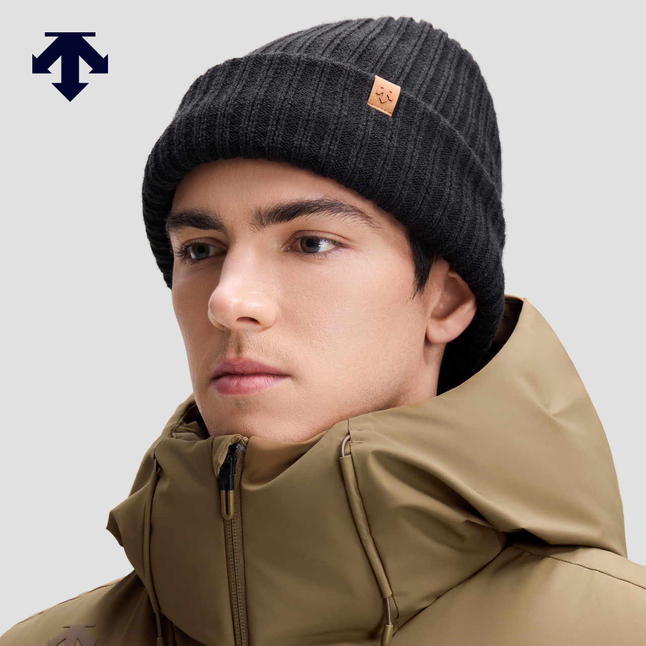 DESCENTE迪桑特SKI STYLE系列运动休闲男女同款针织帽