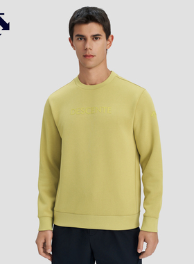 DESCENTE迪桑特ESSENTIAL系列男士针织套头衫空气层卫衣