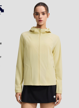 DESCENTE迪桑特WOMEN'S TRAINING系列女士速干凉感UPF100防晒外套