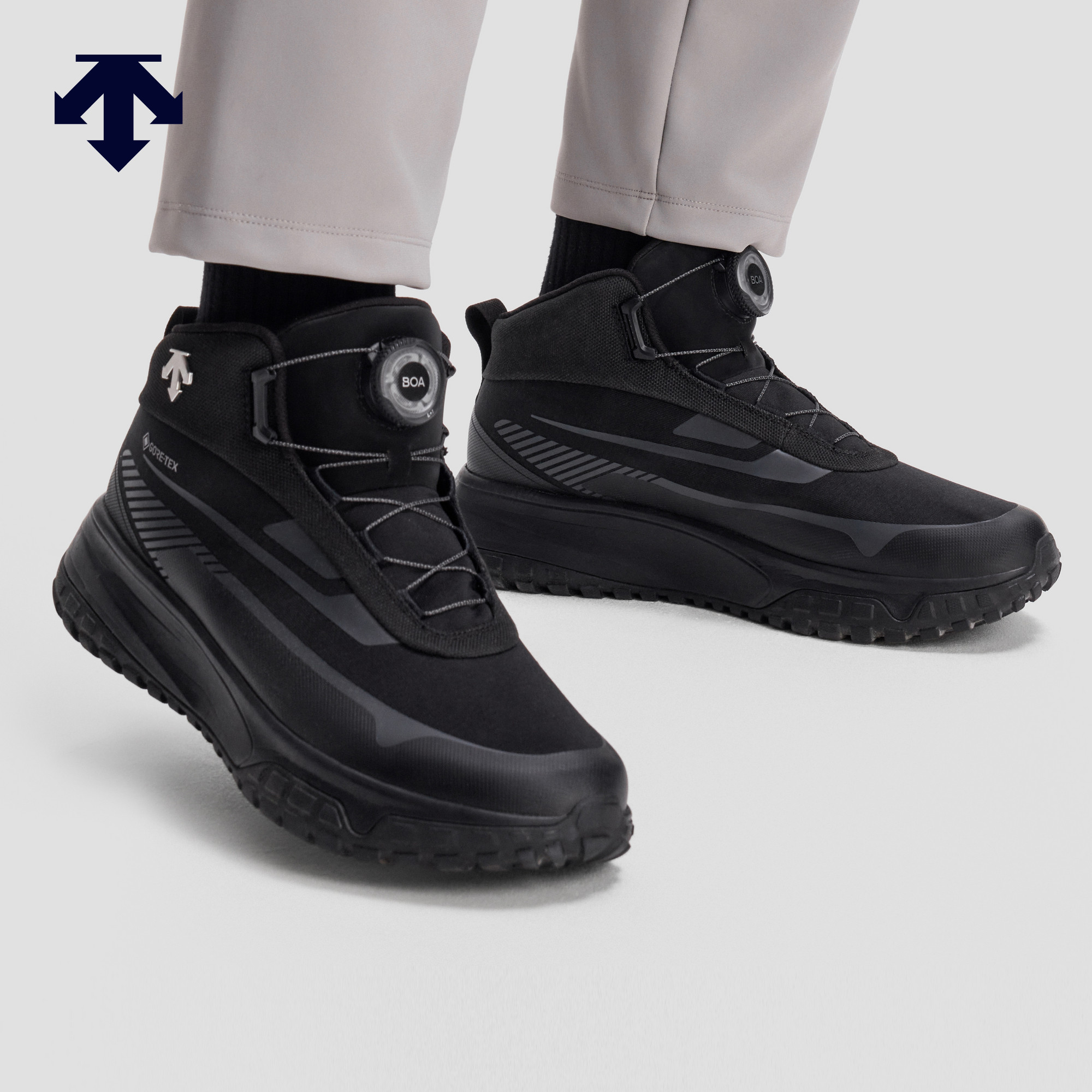 DESCENTE迪桑特SKI STYLE休闲男女款缓震保暖BOA雪地靴秋冬新品