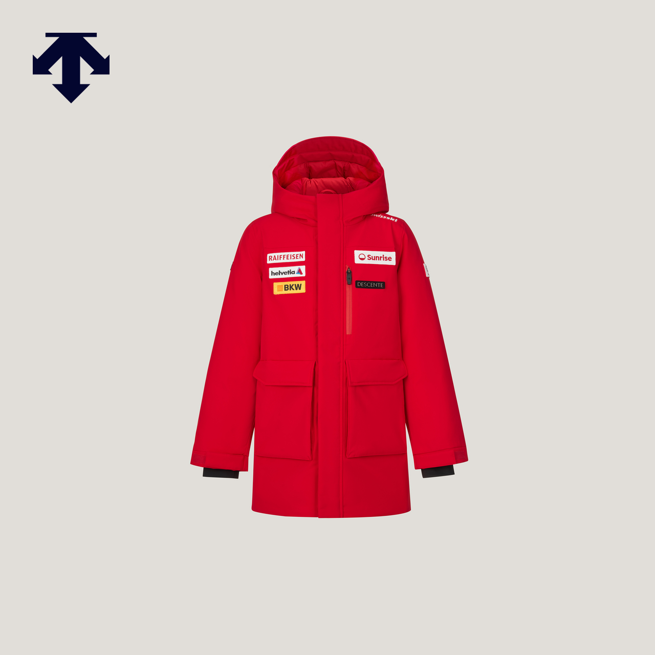 DESCENTE迪桑特儿童SKI STYLE男女童鹅绒运动羽绒服