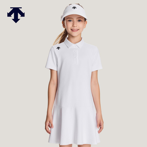 DESCENTE迪桑特儿童GOLF高尔夫女童运动连衣裙防晒