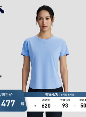 DESCENTE 迪桑特WOMEN’S RUNNING系列女士短袖T恤夏季