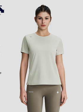 DESCENTE迪桑特WOMEN’S RUNNING系列女士短袖T恤夏季