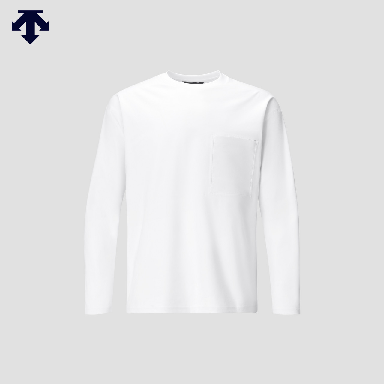 DESCENTE迪桑特ALLTERRAIN系列轻户外徒步通勤男长袖针织衫,运动服/休闲服装,运动T恤,淘宝优惠券,粉丝福利购,淘宝优惠卷