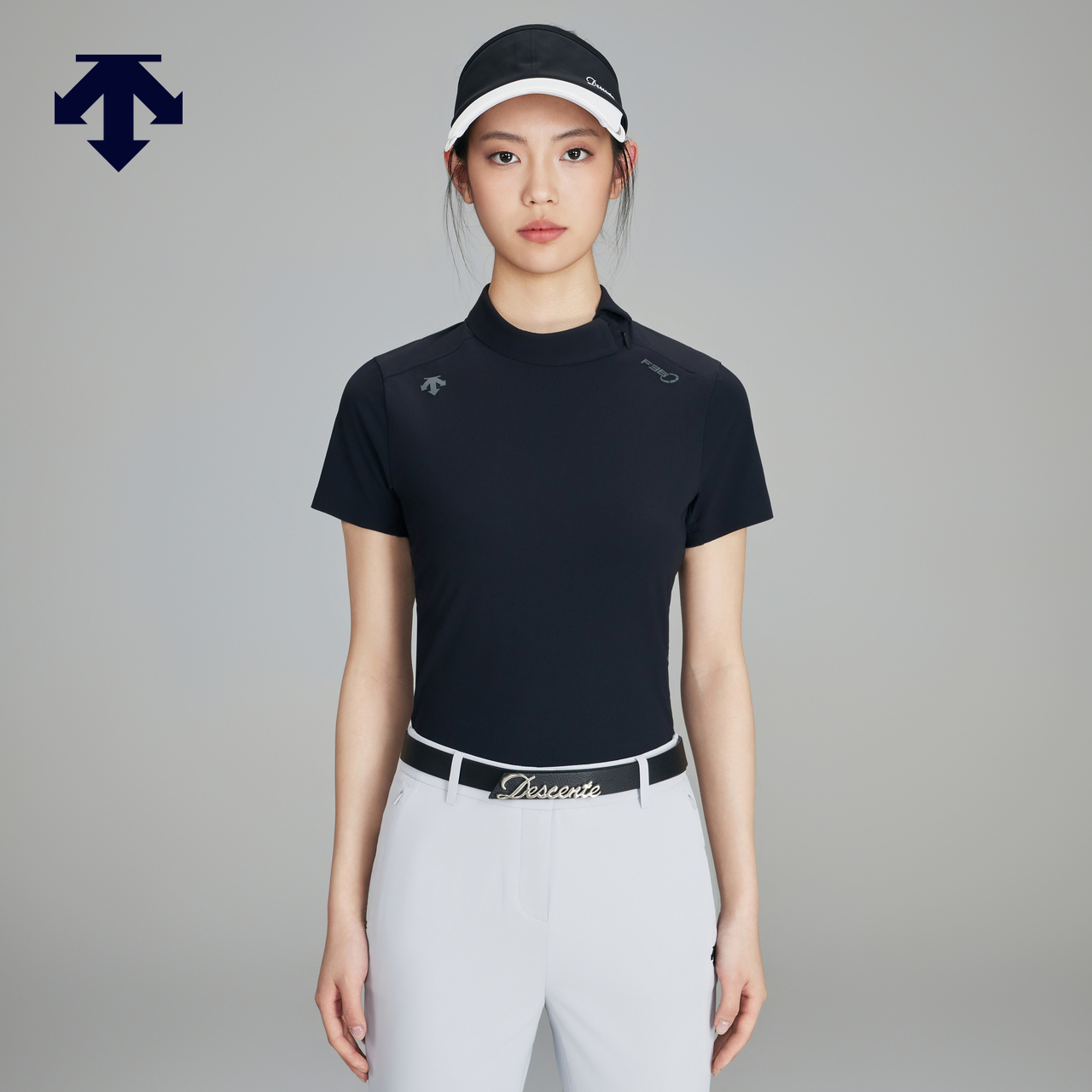 DESCENTEGOLF 迪桑特高尔夫PRO系列女士轻质短袖POLO衫 夏季