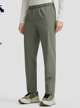 DESCENTE迪桑特TRAINING运动健身男士防水透湿加绒梭织运动长裤