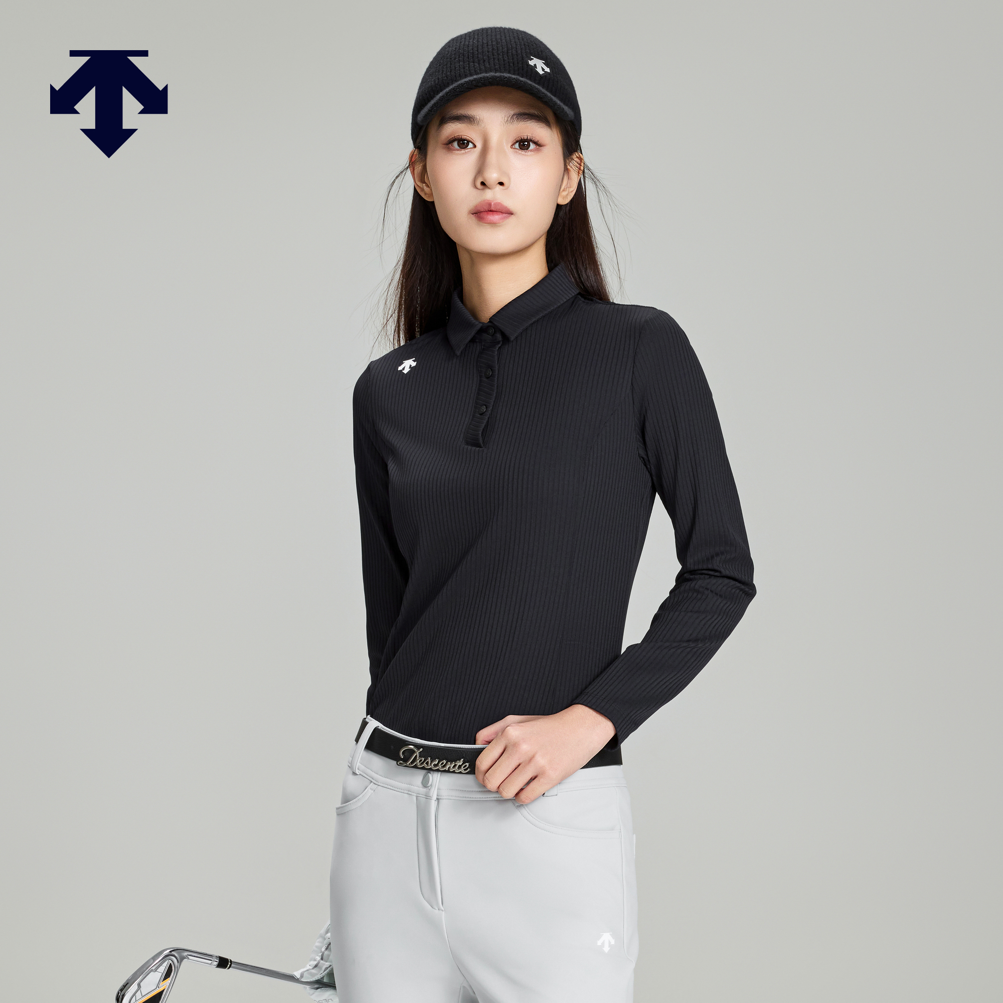 DESCENTEGOLF 迪桑特高尔夫 女士PRO系列长袖POLO衫冬季新品