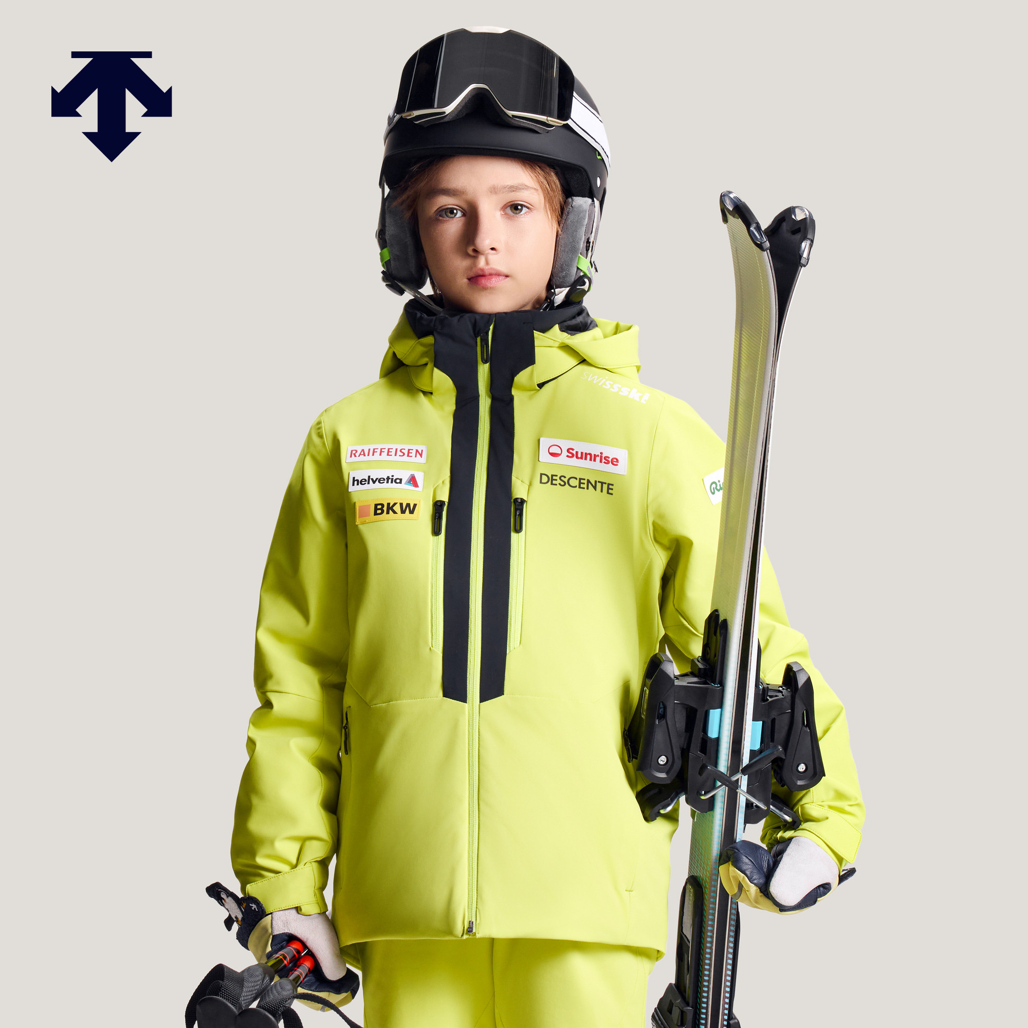 DESCENTE迪桑特儿童 SKI 男女童专业滑雪服图片