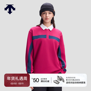 DESCENTE迪桑特SNOWBOARD STYLE系列男女同款长袖POLO衫