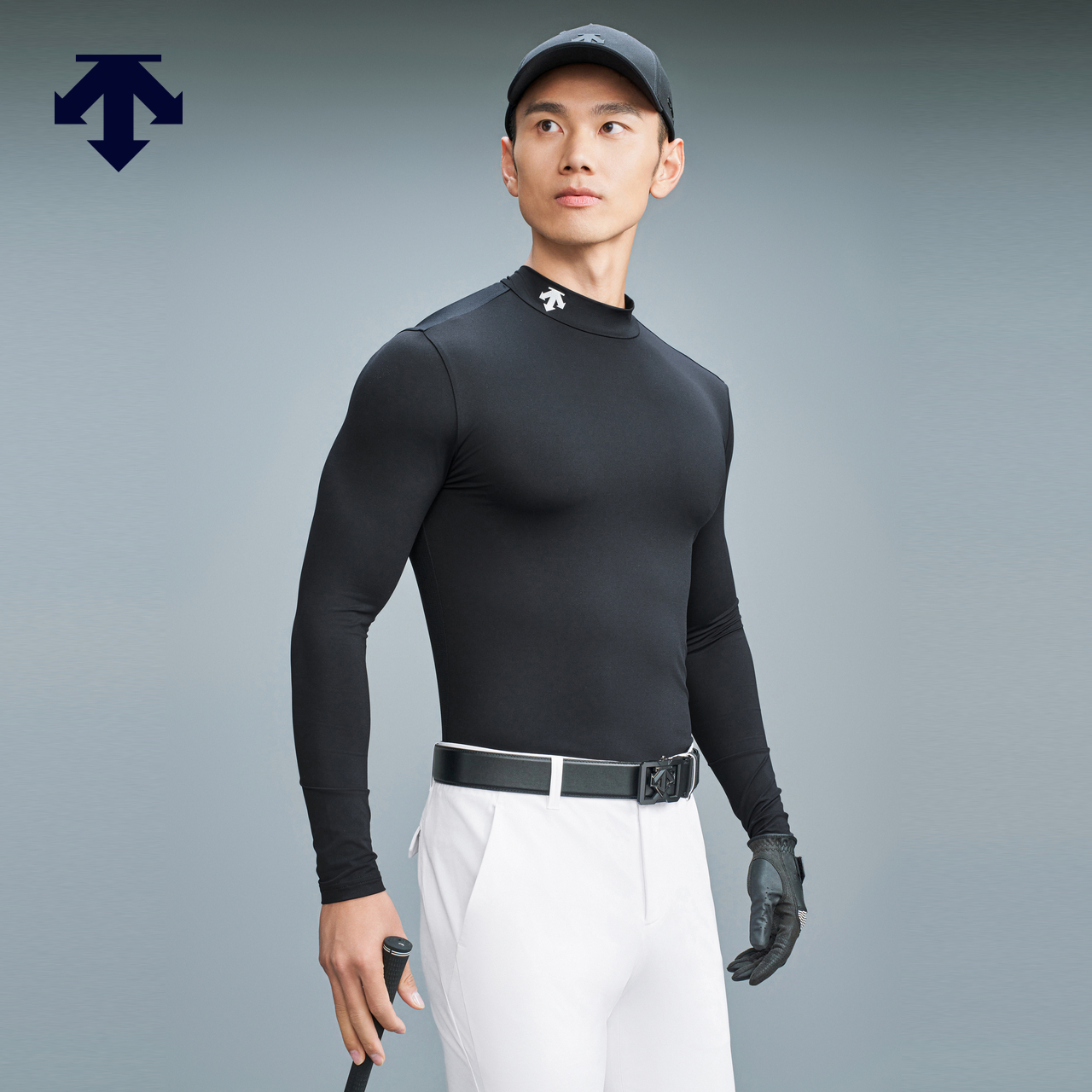 DESCENTEGOLF 迪桑特高尔夫PRO系列男士防晒针织打底衫