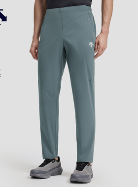 DESCENTE迪桑特RUNNING系列跑步运动男士F360防水梭织运动长裤