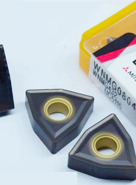 三菱同款外圆桃形刀片5115 WNMG080408 080404 080412 通槽铸铁件