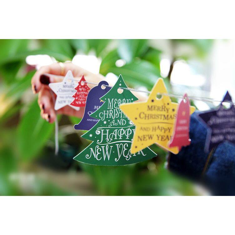 christmas tags gift paper labels圣诞节礼物礼品包装吊牌卡