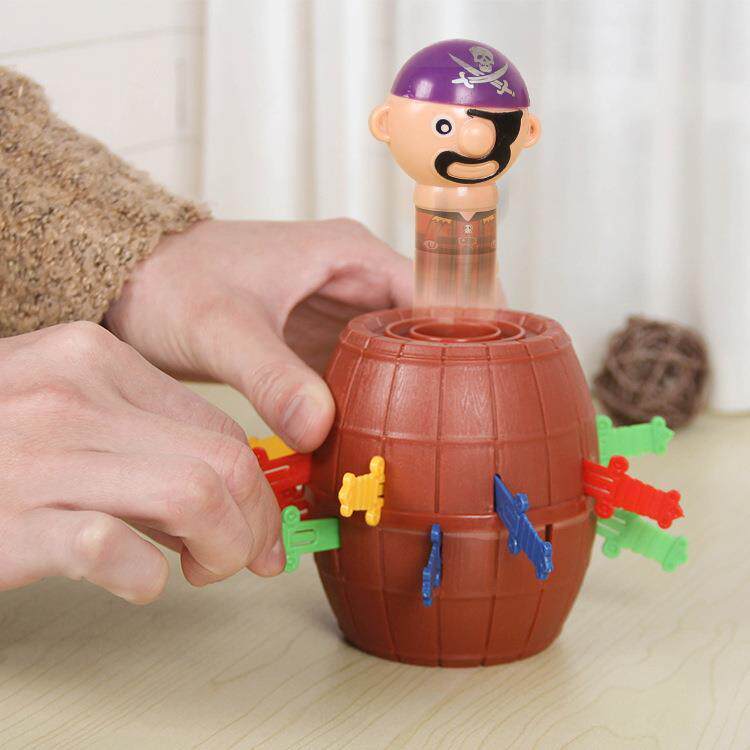 kids funny gadget pirate barrel game toys for children lucky