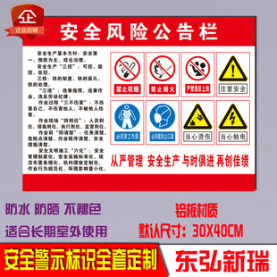 三不伤害 四到位 三铁 四清楚 六化标牌 三违 安全风险公告栏三控