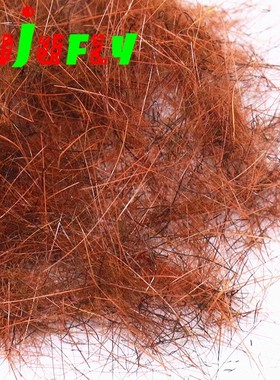 专业飞钓钩绑制材料 多毛针立体感兽毛纤维 caddis石蚕蛾若虫纤维