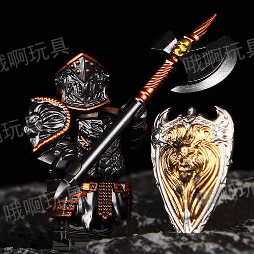 魔兽第三方战魂霍顿战士拼装玩具