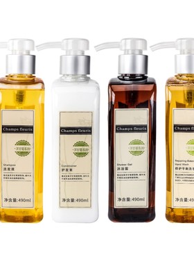 漫心酒店Champs fleuris香凡罗蒂洋甘菊洗发液沐浴露护发素洗手液