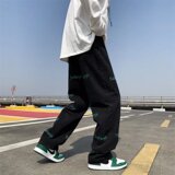 高街牛仔裤春夏新款拖地裤子411-1-k43-p45，男装牛仔裤，星座410-2