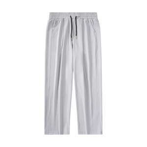 夏季简约纯色九分裤冰丝男休闲裤四面弹冰感411-1-k502-p35图片