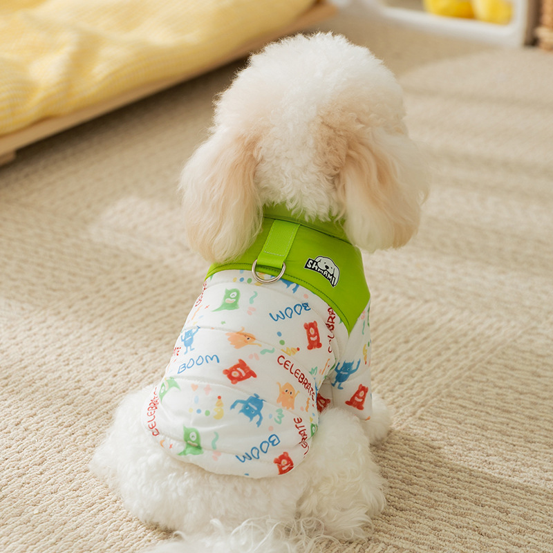 2025新款狗狗衣服秋冬款狗面棉衣小型犬比熊泰迪宠物加厚保暖棉服