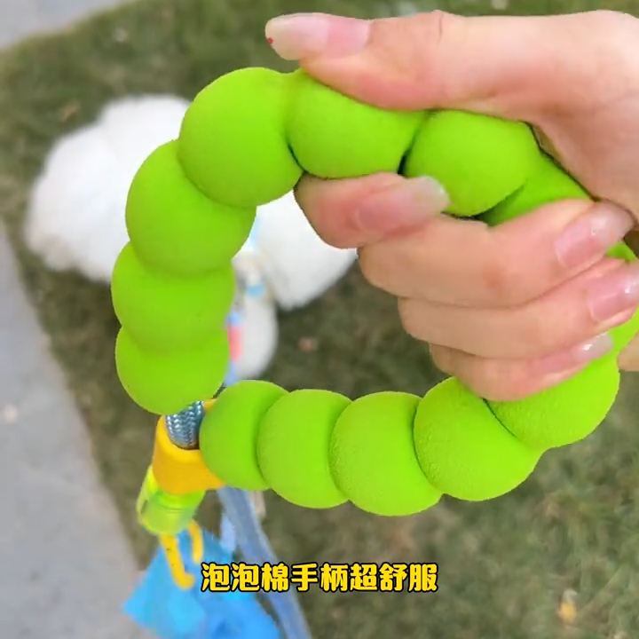 狗狗牵引绳多功能可斜跨解放双手中小型犬泰迪比熊宠物遛狗绳链子