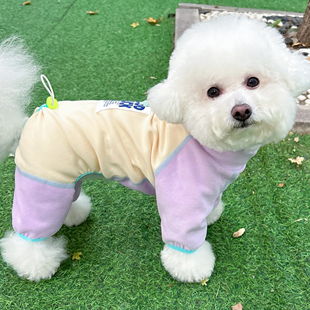 可牵引四脚打底衫 小型犬比熊泰迪秋冬季 狗狗衣服保暖冬装 2025新款