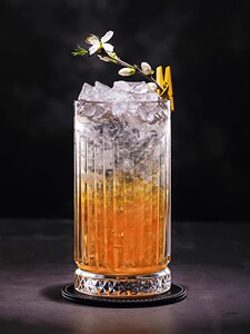 土耳其帕莎帕琦刻花长饮鸡尾酒杯