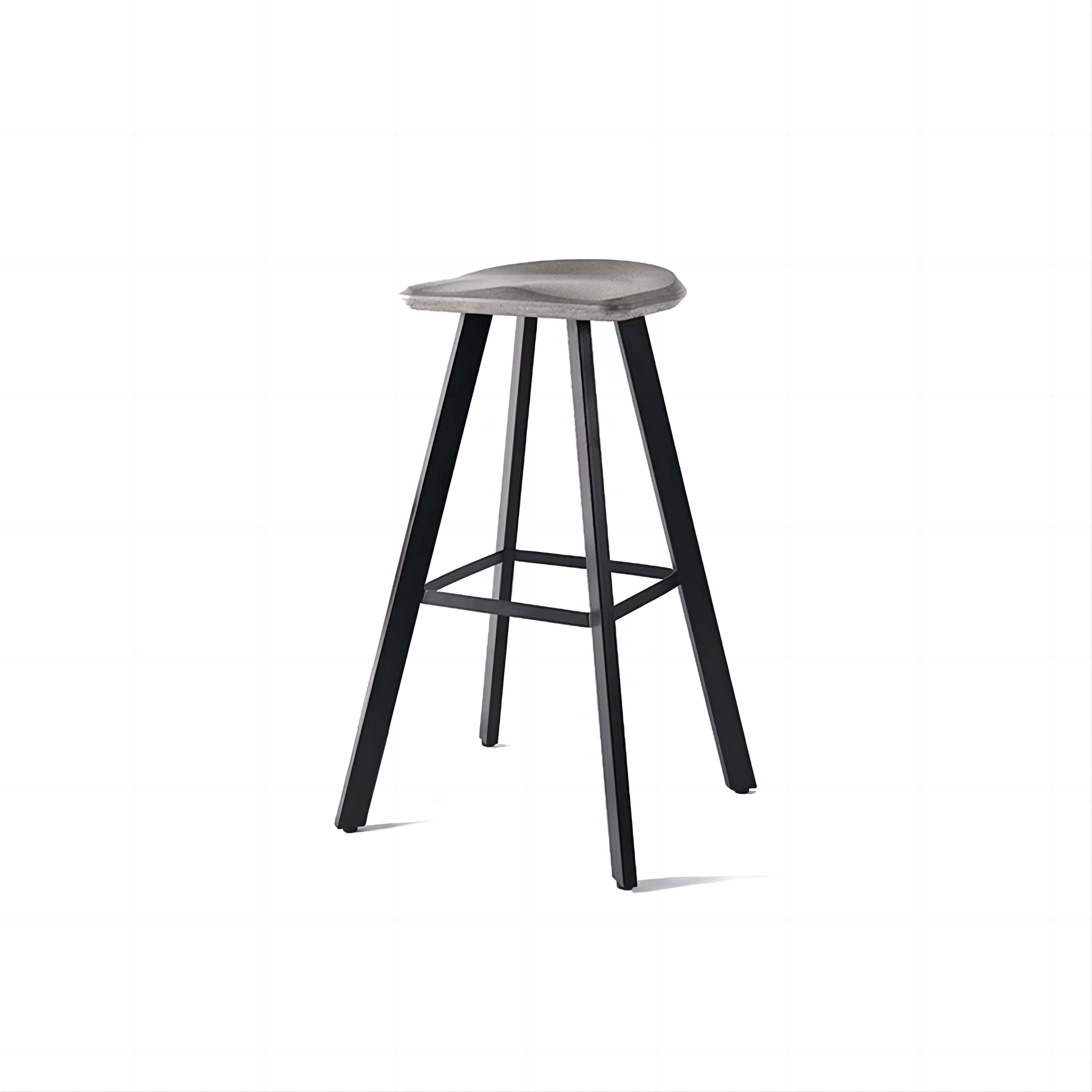 本土创造A吧台椅家用现代极简约餐桌高凳子北欧工业风水泥高脚凳