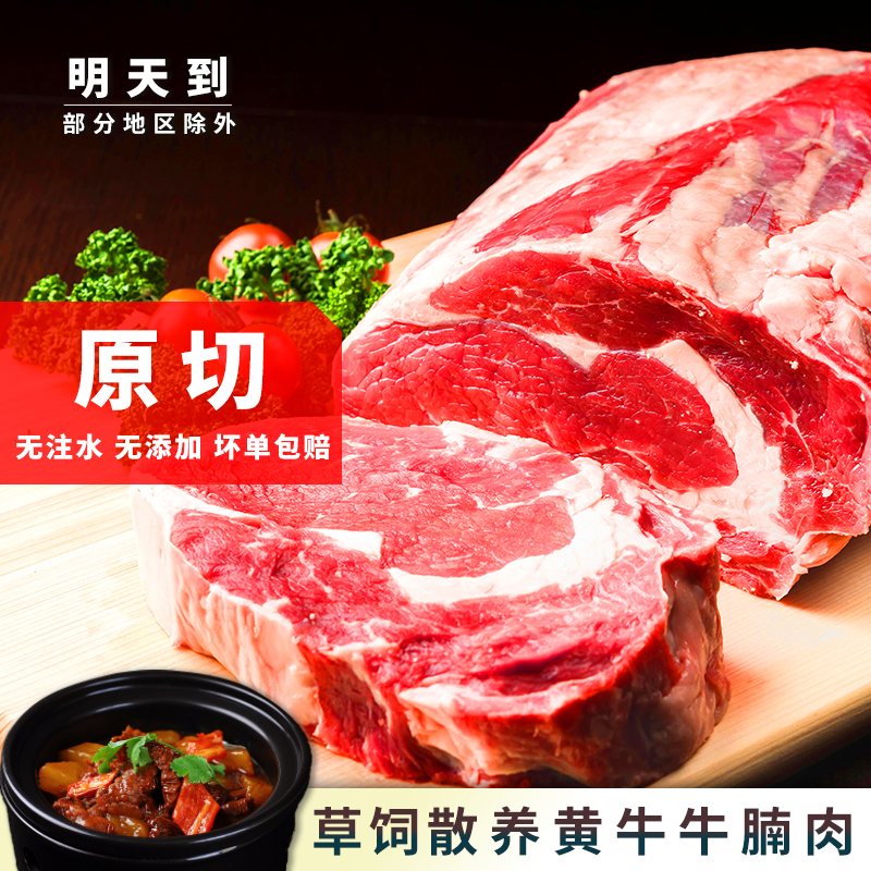 新鲜5斤冷冻牛肉块牛腩