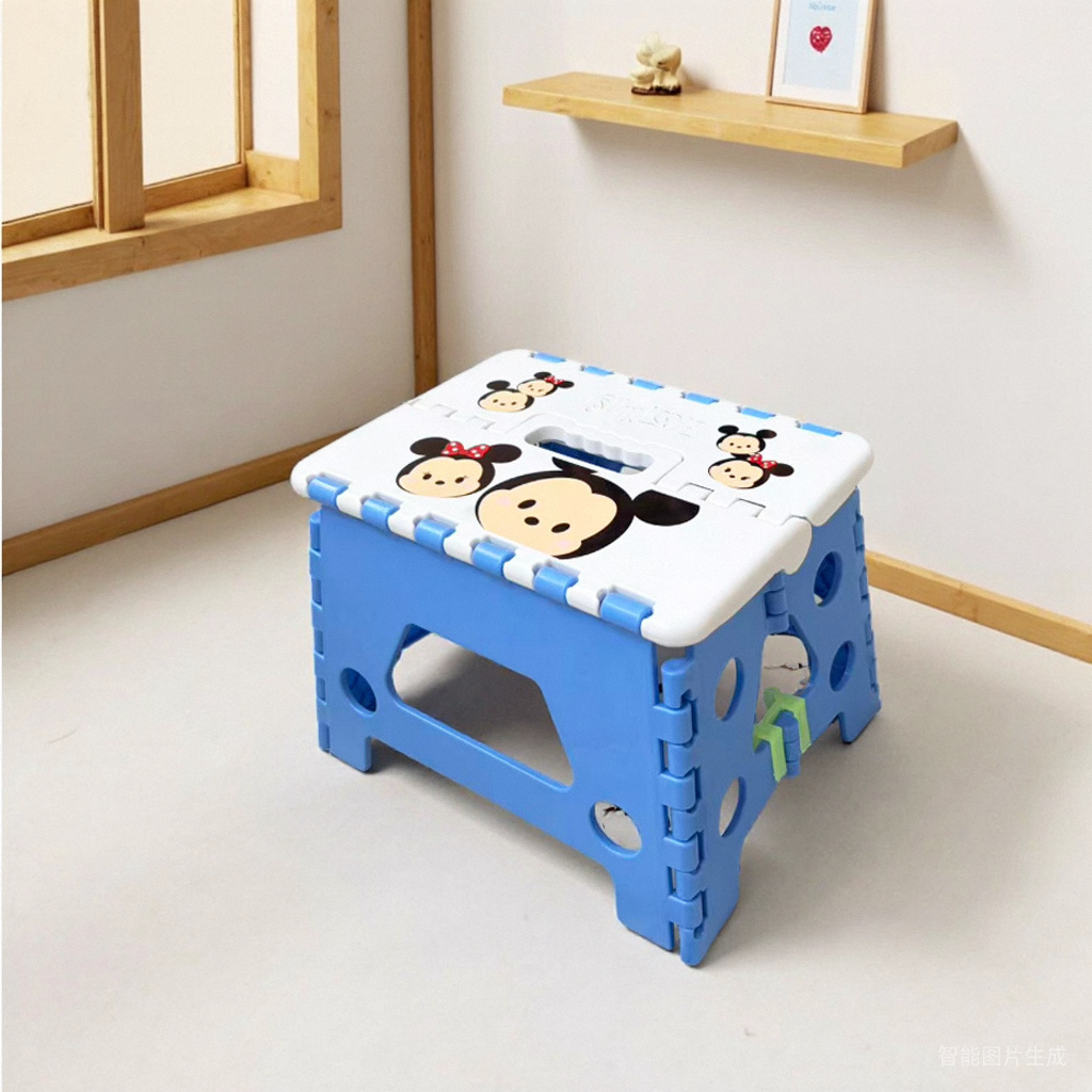 加厚便携折叠椅子儿童塑料脚踏凳卡通板凳挂浴室耐磨防滑家用摆摊,住宅家具,折叠凳/马扎,淘宝优惠券,粉丝福利购,淘宝优惠卷