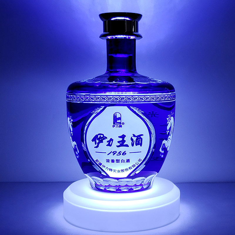 仅售1瓶【镇店之宝】伊力特55度水晶蓝王5.5l水晶瓶停产收藏白酒