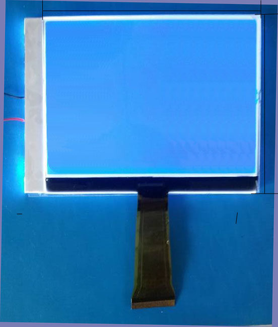 特大12×864点阵屏 尺寸85mm×58mm 12864 lcd显示屏 定做液晶屏