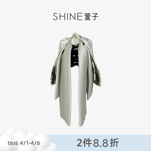 SHINE萱子饰品森屿花序系列优雅蝴蝶结抓夹氛围感马尾夹小众发饰