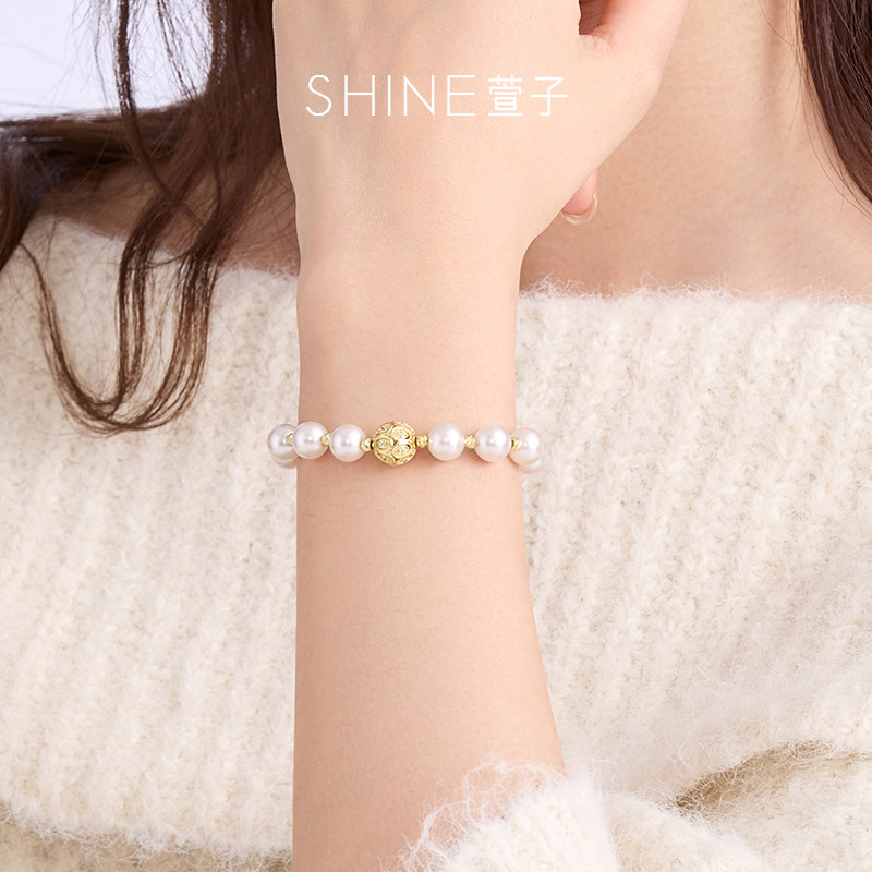 【七七酱直播间】SHINE萱子饰品优雅精致串珠手链时髦简约手串DB,饰品/流行首饰/时尚饰品新,手链,淘宝优惠券,粉丝福利购,淘宝优惠卷