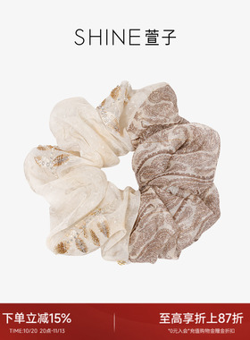 SHINE萱子饰品皮筋发圈时尚流行发饰日常简约女士经典款大肠发圈