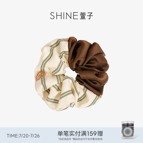 SHINE萱子优雅复古拼接发圈