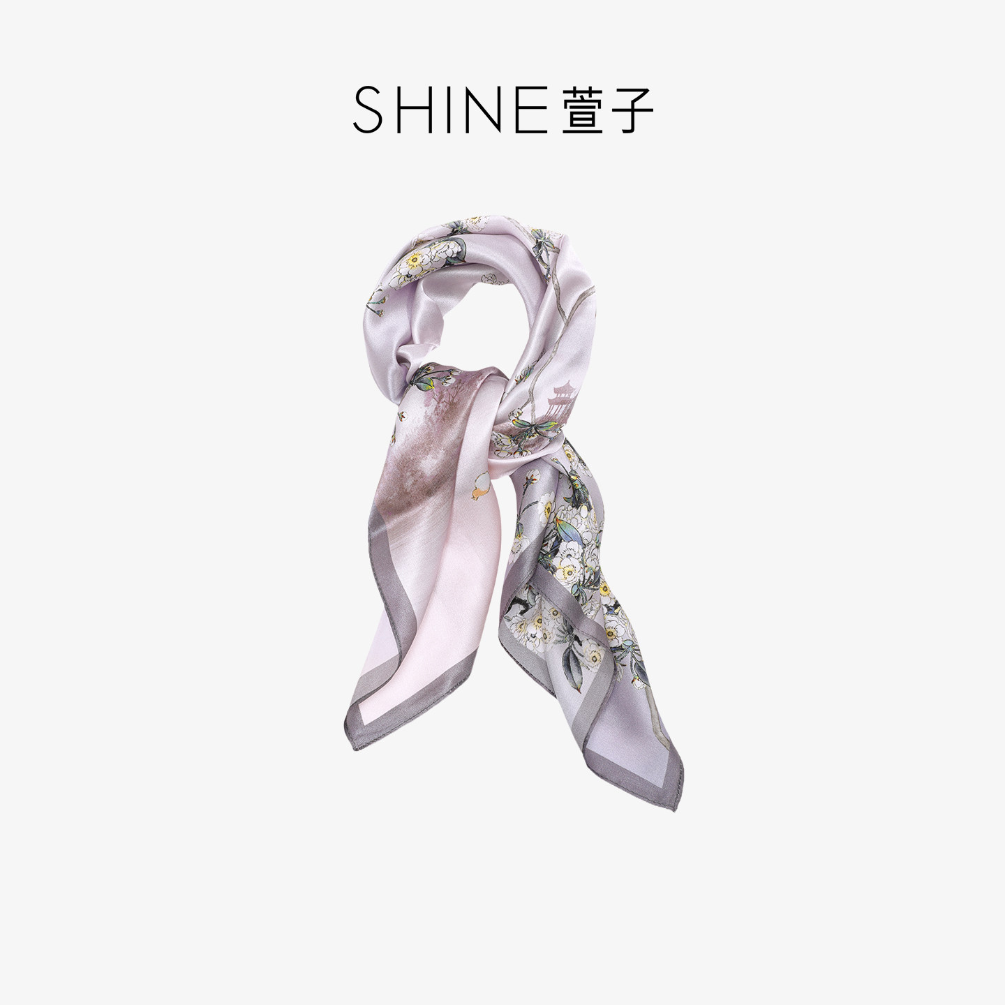 SHINE萱子饰品丝巾围巾日常通勤简约百搭母亲节520礼物
