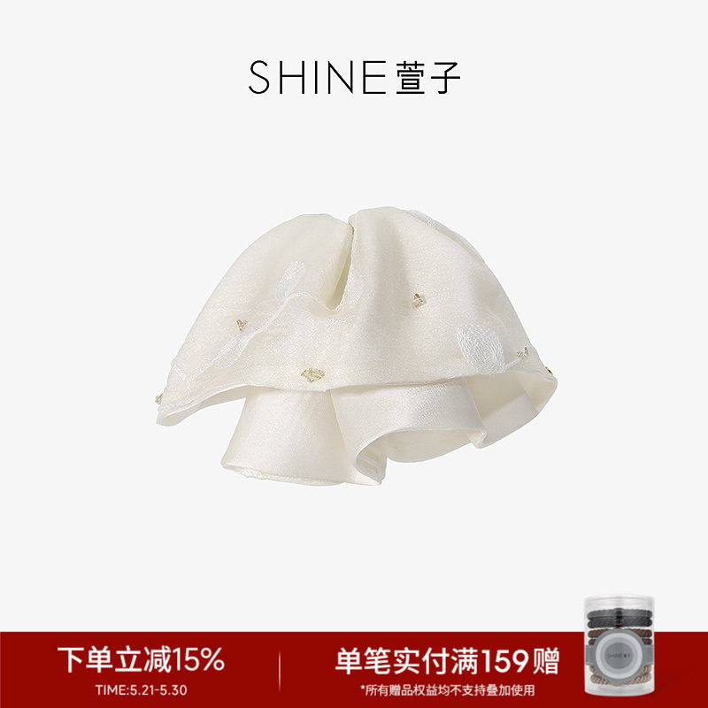 SHINE萱子饰品兰境新生系列优雅气质抓夹氛围感约会穿搭