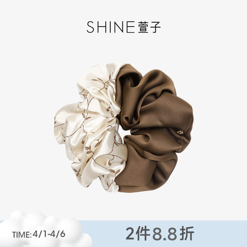 SHINE萱子秋叶织梦系列撞色发圈