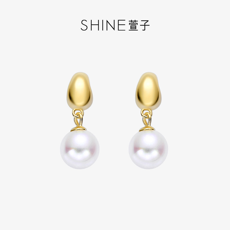 SHINE萱子饰品小金豆耳环