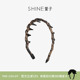 SHINE萱子饰品齿梳发箍波浪发卡带防滑齿洗脸发饰高颅顶神器