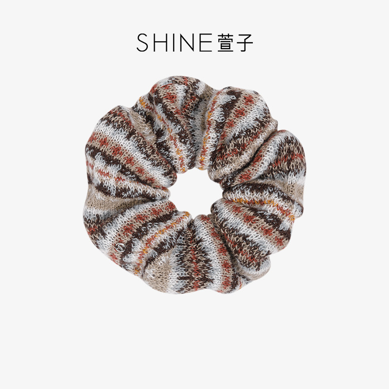 【七七酱直播间】SHINE萱子饰品针织费尔岛系列复古百搭大肠条纹,饰品/流行首饰/时尚饰品新,发饰,淘宝优惠券,粉丝福利购,淘宝优惠卷