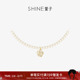 SHINE萱子饰品珍珠项链女山茶花锁骨链颈链设计送妈妈生日礼物